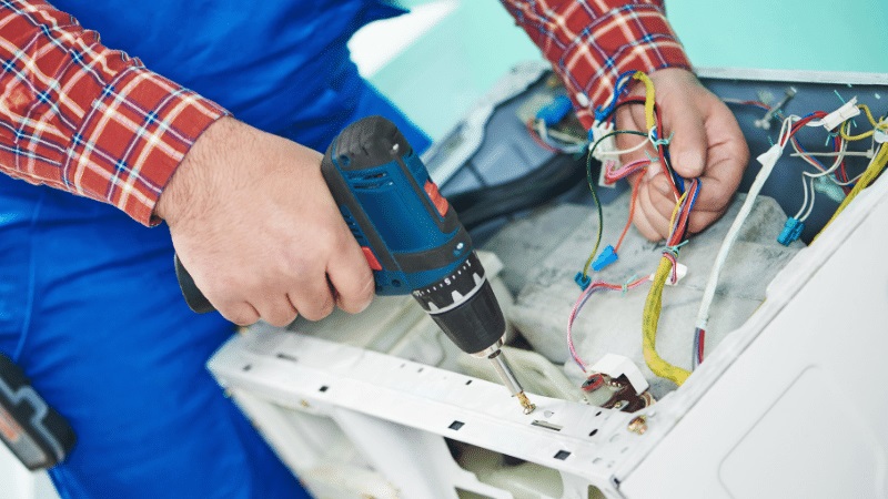Kalecik Westinghouse Westinghouse çamaşır makinesi kart tamiri – Su almama arızası orijinal parça ile giderildi. - Teknik servis örneği